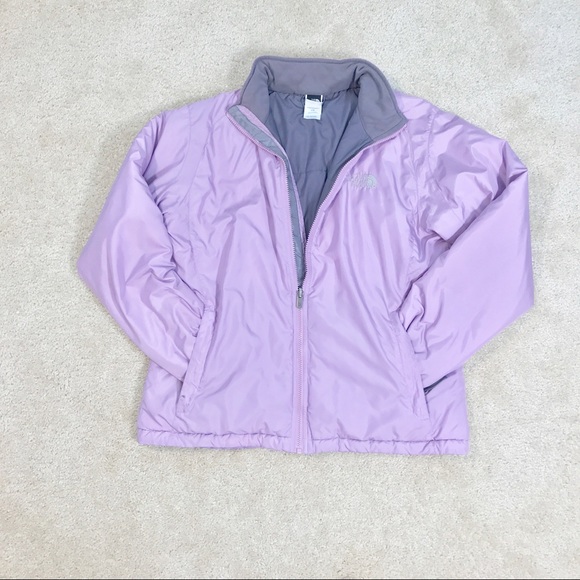 north face lilac puffer